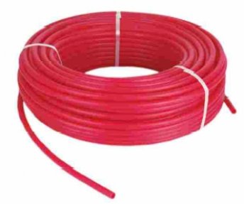 Труба из сшитого полиэтилена PE-Xb, диаметр Ø16*2.0（100м) красная