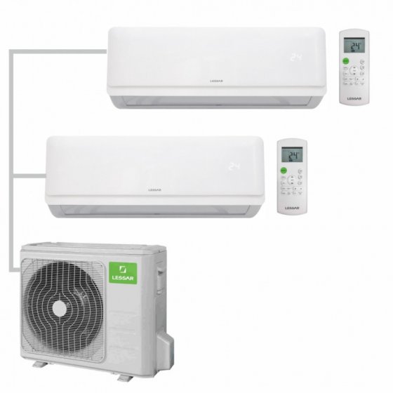 Инверторная мульти сплит-системы LU-2HE14FVE2 / LS-MHE09KCE2B Х2